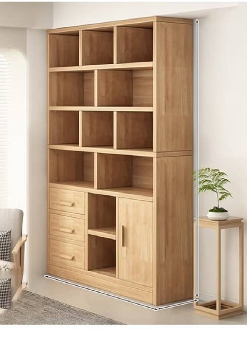 Multi-Layer Storage Bookshelf Rack Stylish Living Room Home Storage & Display Cabinet