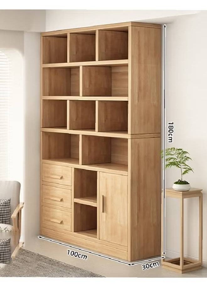 Multi-Layer Storage Bookshelf Rack Stylish Living Room Home Storage & Display Cabinet
