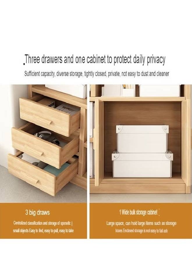 Multi-Layer Storage Bookshelf Rack Stylish Living Room Home Storage & Display Cabinet