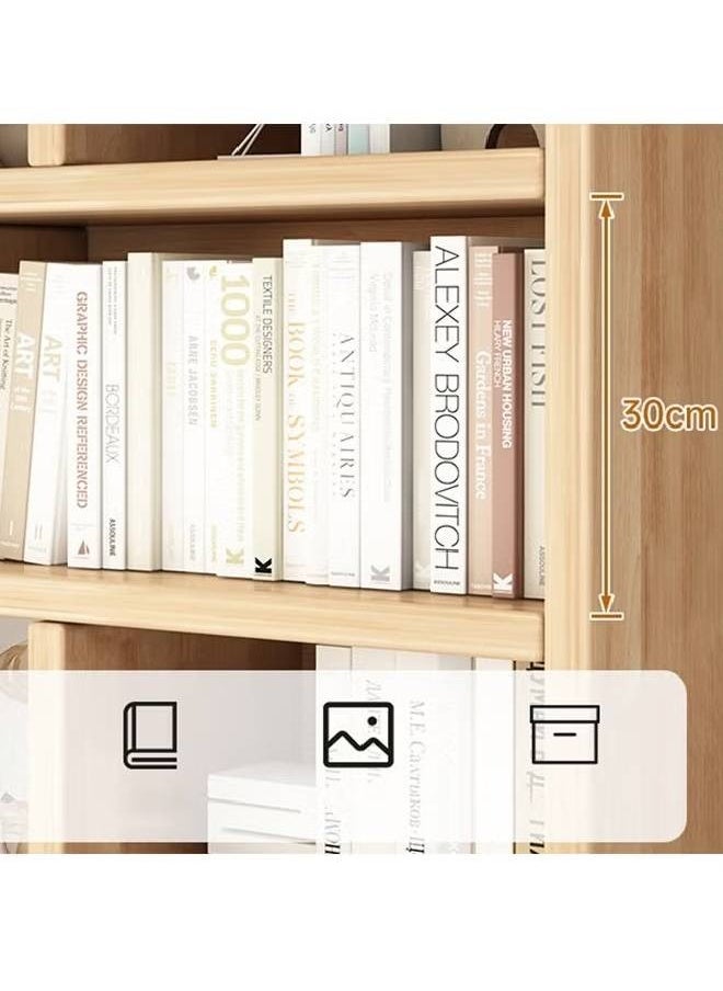 Multi-Layer Storage Bookshelf Rack Stylish Living Room Home Storage & Display Cabinet