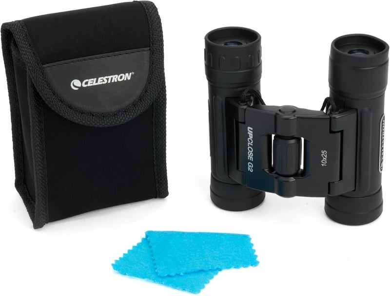 Celestron UpClose G2 10x25 Binocular Multi-coated Optics for Bird Watching Wildlife Scenery and Hunting Roof Prism Binocular for Beginners Includes Soft Carrying Case - Image 1