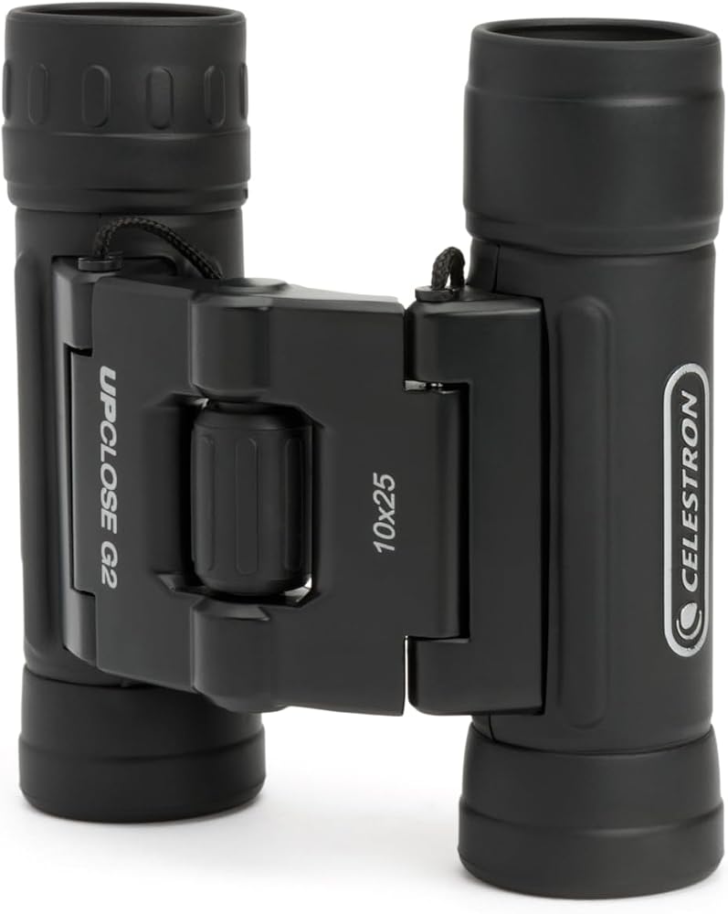 Celestron UpClose G2 10x25 Binocular Multi-coated Optics for Bird Watching Wildlife Scenery and Hunting Roof Prism Binocular for Beginners Includes Soft Carrying Case - Image 3