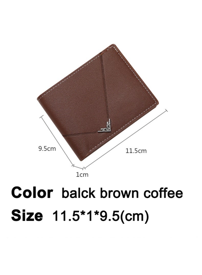 Wallet for Men, Slim Credit Card Holder Slots, Leather Thin Men's Money Pocket  - Image 5