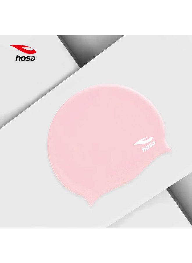 Hosa Unisex Silicone Waterproof Swim Cap With High Elasticity, Comfortable Fit, Long Hair Protection, And Ear Protection - Image 1