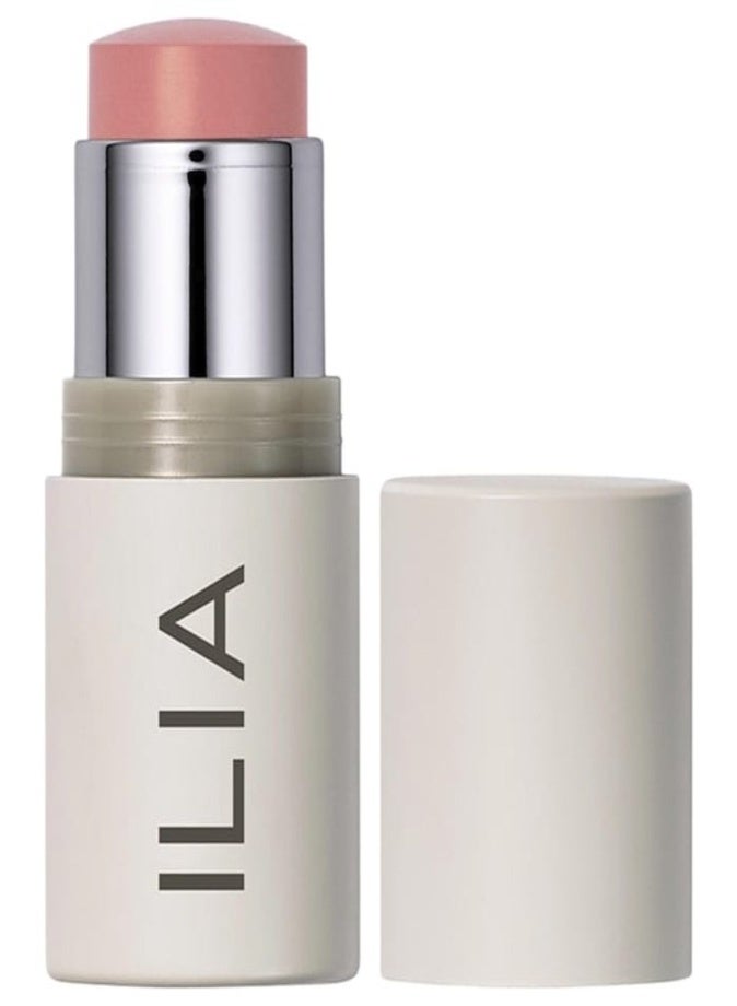 ILIA Multi-Stick 4.5g – In the Mood - Golden Peach Pearl Cream Blush, Highlighter & Lip Tint in One - Image 1