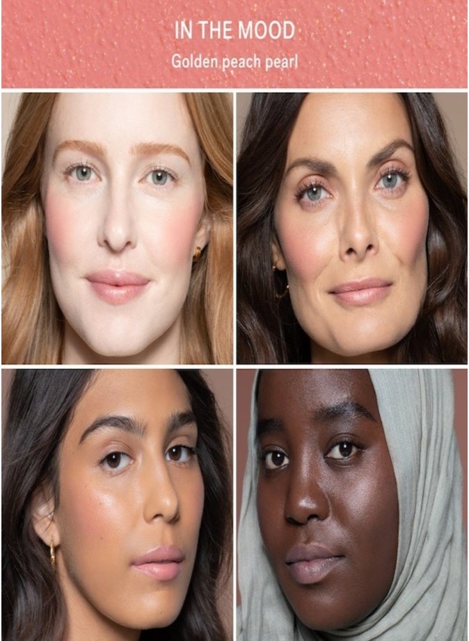 ILIA Multi-Stick 4.5g – In the Mood - Golden Peach Pearl Cream Blush, Highlighter & Lip Tint in One - Image 3