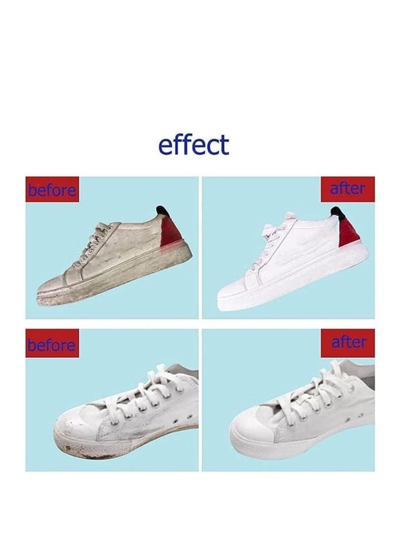 Dubkart - White Shoe Cleaning Cream, Shoes Whitening Cleansing Cream, De-Yellowing and Whitening Cream Shoe, Cream for Shoes Cleaning Sponge - Image 1