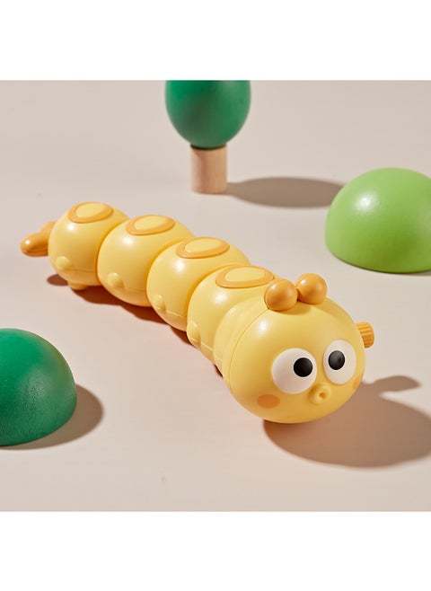 Coil Caterpillar Toy Infant Crawling Will Move Will Run Puzzle Clown Fish On The Chain Winding Direct Batch-Color:Caterpillar  Bag