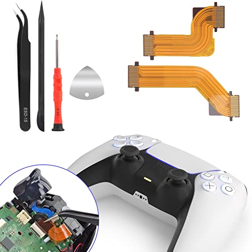 YWLRONG R2 L2 L1 R1 Flex Cable for Sony PlayStation 5 PS5 Controller Trigger Button Replacement (Left & Right) - Image 1