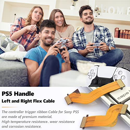 YWLRONG R2 L2 L1 R1 Flex Cable for Sony PlayStation 5 PS5 Controller Trigger Button Replacement (Left & Right) - Image 2