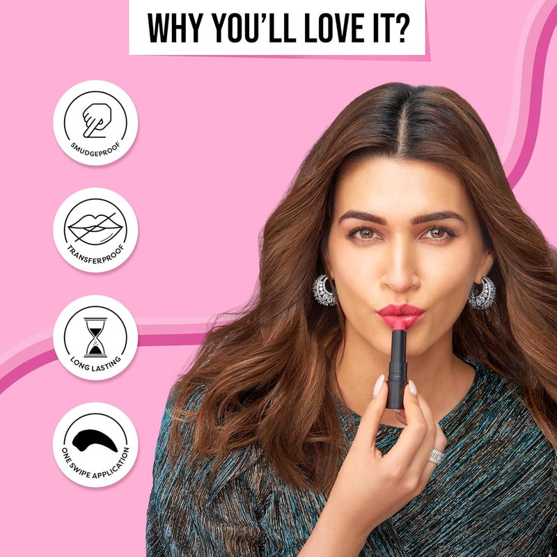 SUGAR POP روج سكر بوب التراستاي المقاوم للنقل فيتامين E 100 مقاوم للنقل 07 أحمر روبي - Image 2