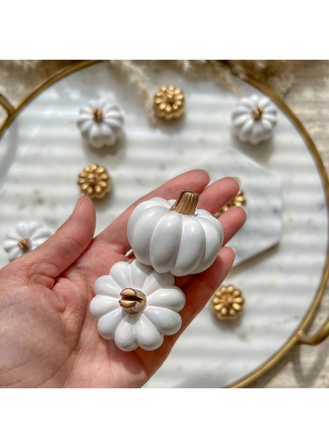Kate Aspen Fall Decor Mini White Pumpkin Place Card Holder (Set of 6), Perfect for Thanksgiving Table Decor, Fall Themed Weddings, Bridal Brunches - Image 4