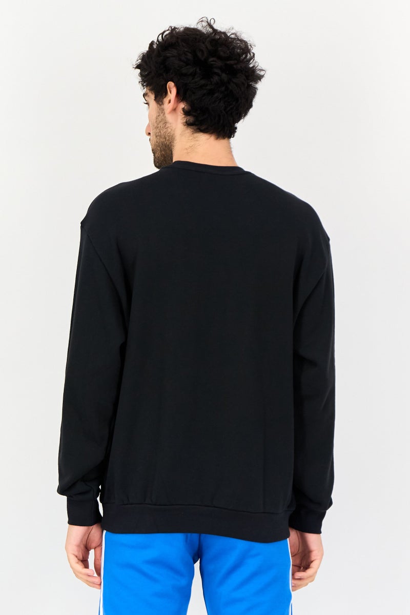 Reebok Men Sportswear Fit Long Sleeve Outdoor Sweatshirt, Black - Image 4