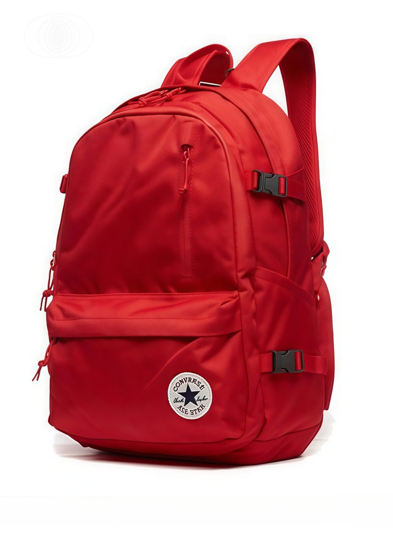 Converse Waterproof Canvas Backpack For Men and Women, Casual and Versatile, Student Net Bag, Travel Backpack 31*46*16CM - Image 3