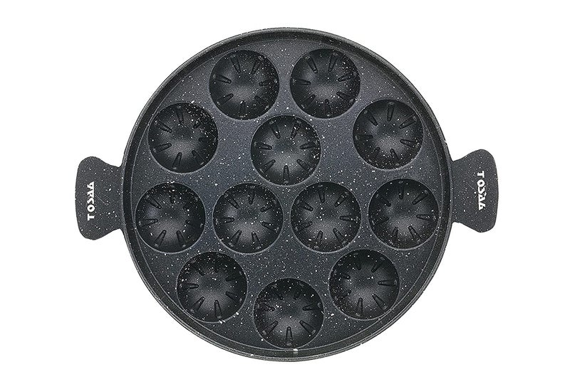 Tosaa Non Stick Grill Appam 12 Cavity Designer Gas Compatible, Color May Vary - Image 4