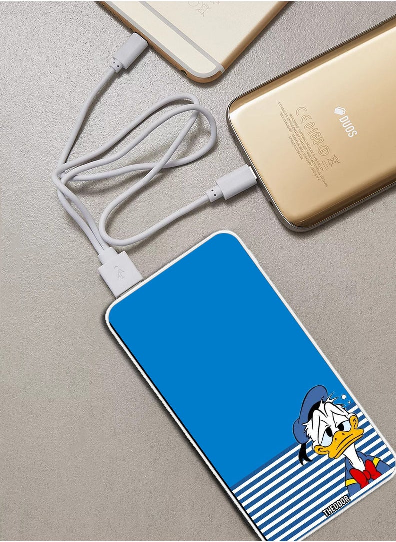 10,000 mAh Super Fast Charging Ultra Compact Power Bank with Quick Charge & Power Delivery, Portable Charger For iPhone and Android Sad Donald