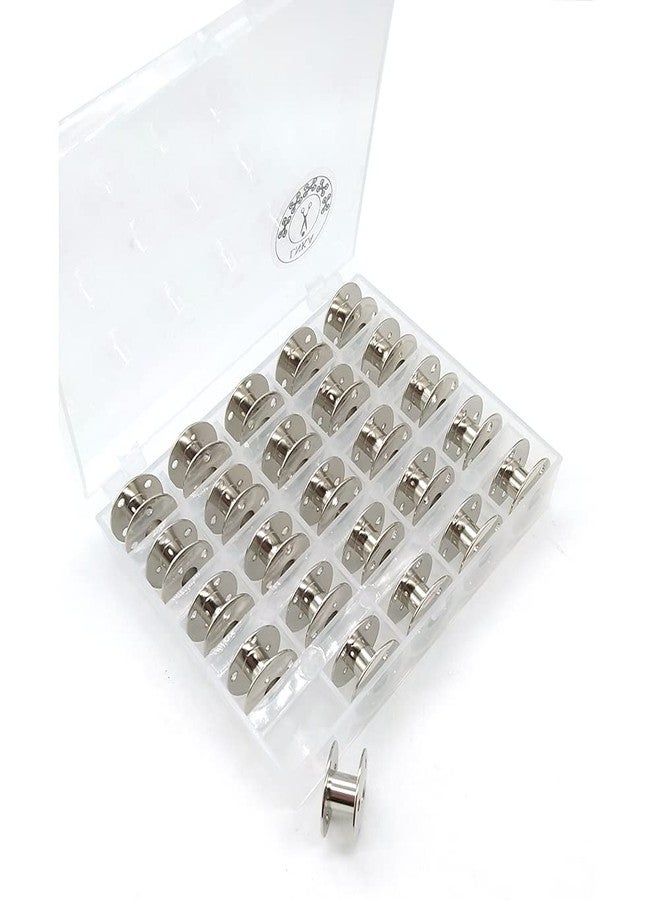LNKA Singer Class 66 Metal Bobbins 1 Box/25 Pcs 172222 for Singer 66, 66-6, 99, 99-13, 185, 185CL, 192 - Image 1