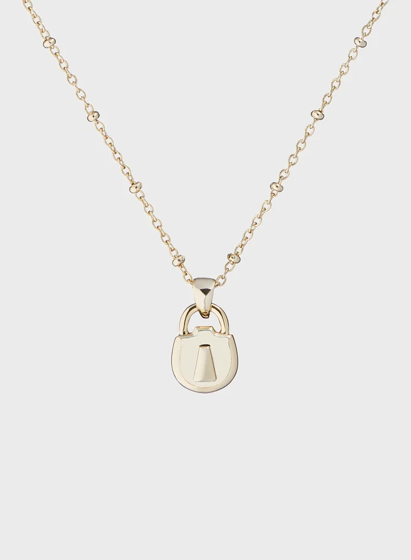 Ted Baker Pascina Mini Padlock Pendant Necklace