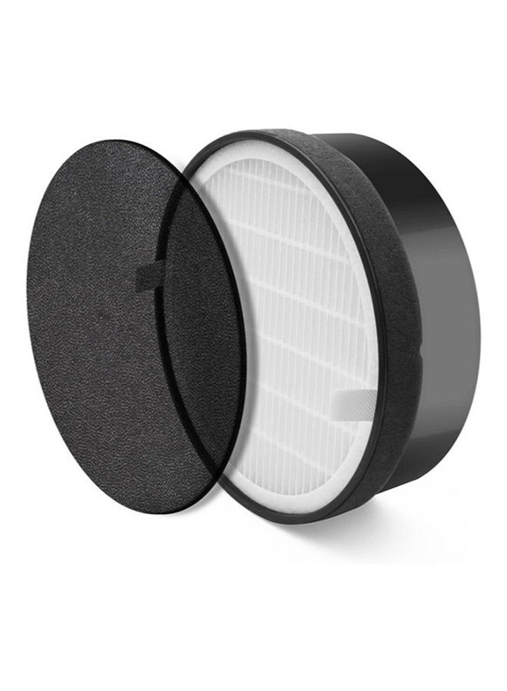 Air Filter Replacement Compact Air Purifier 3 Stage Filtration with Night Light Office Bedroom  - Image 1