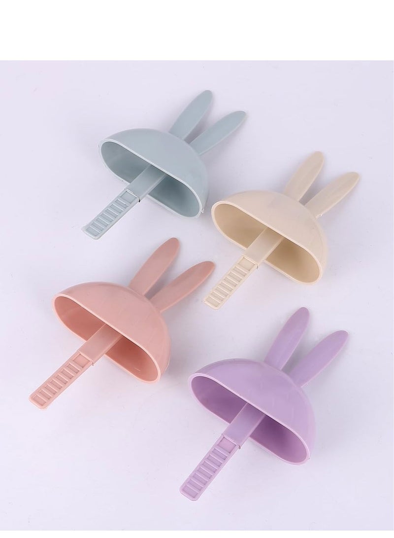 Bisbell Popsicle Molds Ice Moulds, Ice Lollipop Popsicle Moulds, 4Ice Moulds Set, Popsicle Moulds with Sticks and Drip Guard, Popsicle Mold Reusable Easy Release Ice Pop Maker - Image 4