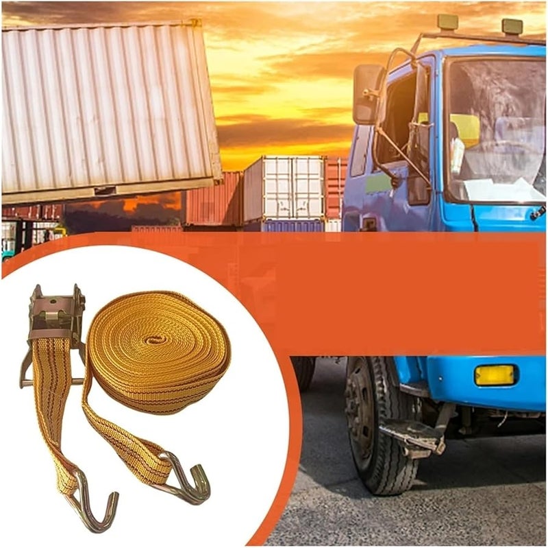 Ratchet Straps 3 Meter Heavy Duty Lorry Lashing Handy Car Strapping Belt Tensioner - Image 5