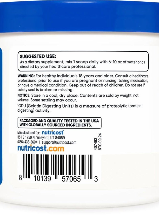 Nutricost مسحوق بروميلين 4 أونصات - غير معدّل وراثيًا، نباتي، خالي من الغلوتين - Image 4