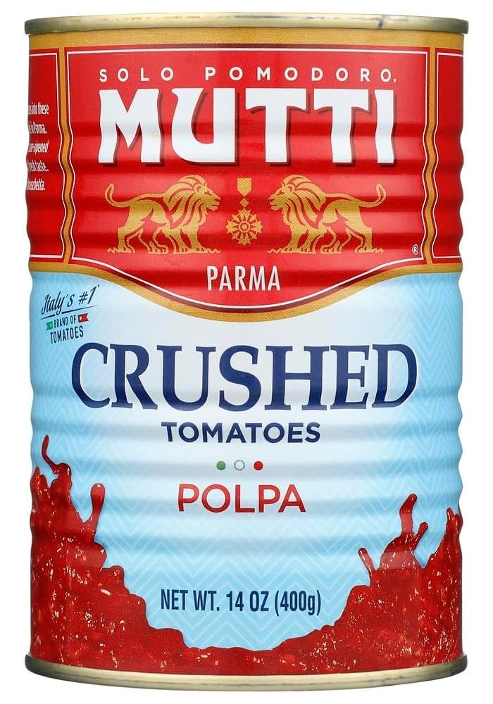 Mutti Crushed Tomatoes Polpa - 400g Can of Authentic Italian Tomato Puree - Image 1