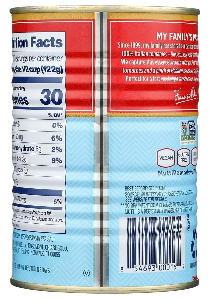 Mutti Crushed Tomatoes Polpa - 400g Can of Authentic Italian Tomato Puree - Image 4