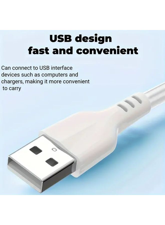 White 25W Fast Charging Wall Station 8 Port USB Hub 4 USB A 4 Type C PD Ports For Tablets Laptops Smart Devices - Image 5