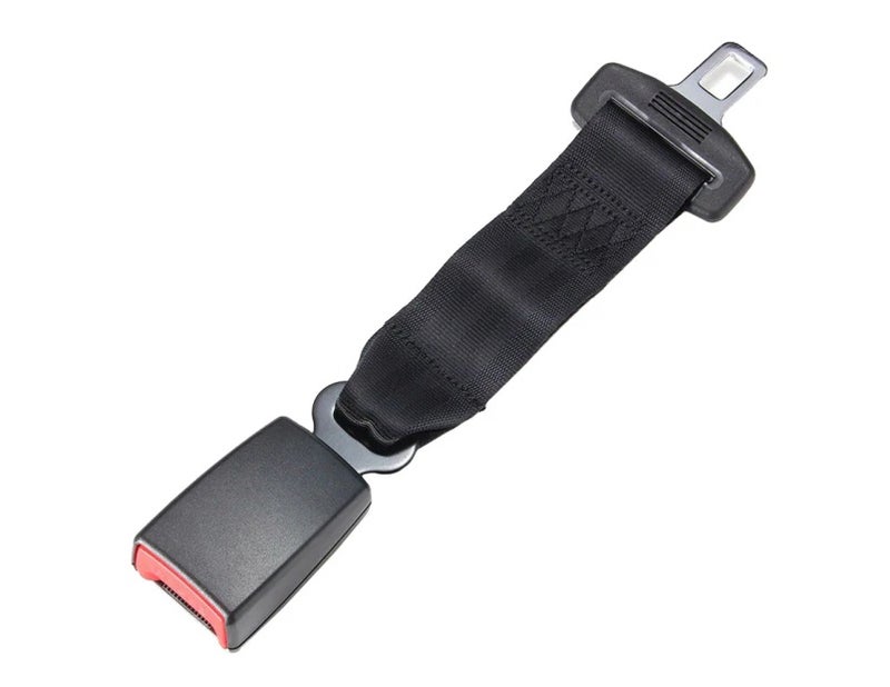 Juson 23cm Universal Car Auto Safety Seat Belt Extender Extension Buckle Clip Strap-Black