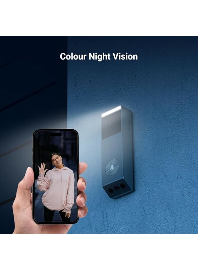 إيزفيز جرس باب لاسلكي بعدسة مزدوجة مع لوحة شمسية من اي زد في (EP3X) - Image 5