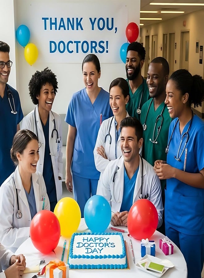 Engrowtic 50 Pcs Doctor Day Gifts Ballpoint Pen Thank You Appreciation Pens Gifts Bulk with Retractable Black Gel Ink Ballpoint for Doctor Day Medical Staff Women Coworkers Pharmacy Gift - Image 5