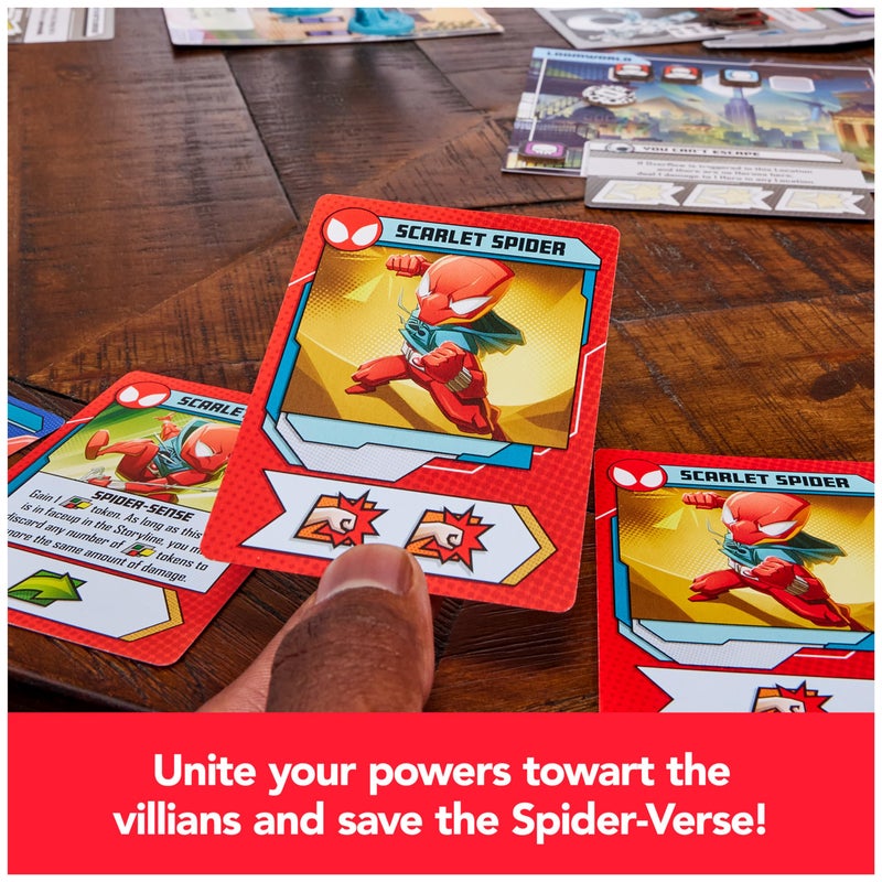 Spin Master Games, Marvel United: Spider-Geddon, Strategy Board Game, Collectible Spider Man Figurines, Easter Gift, 1-4 Players, for Ages 14 & Up - Image 5