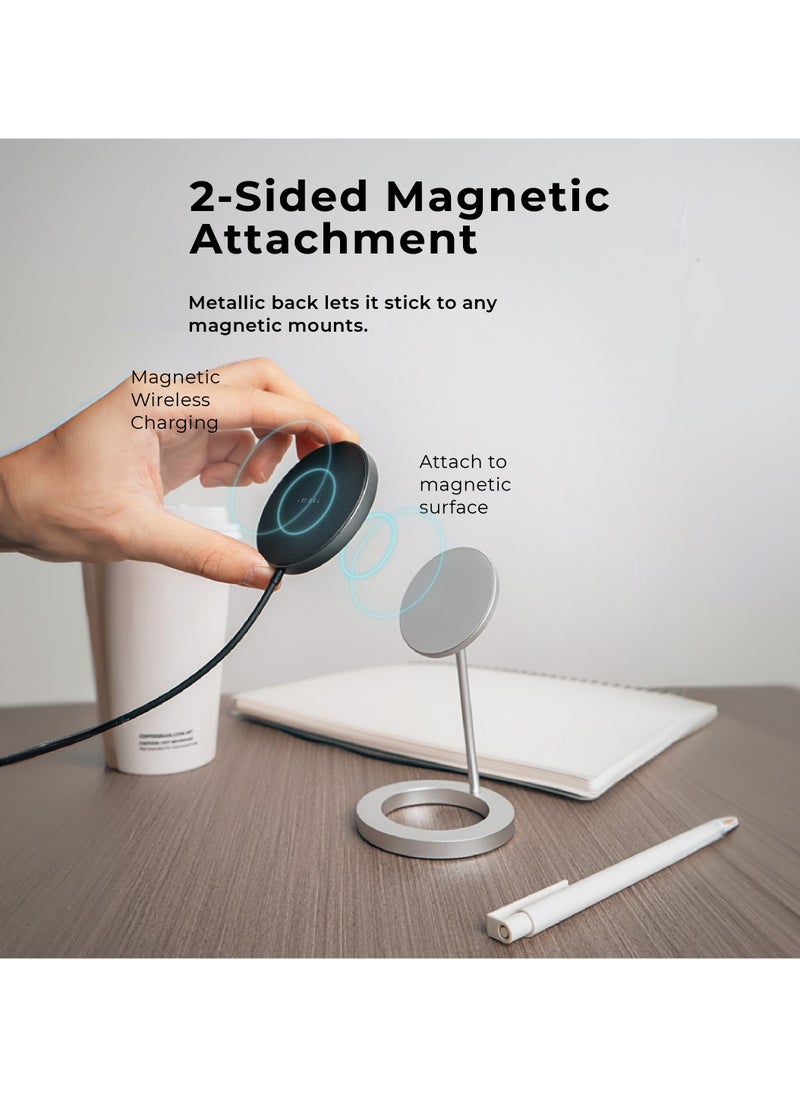 Charby - Charby Orbit Wireless Charger 2 Magnetic Stackable 15W Fast MagSafe Wireless Charger - Image 1