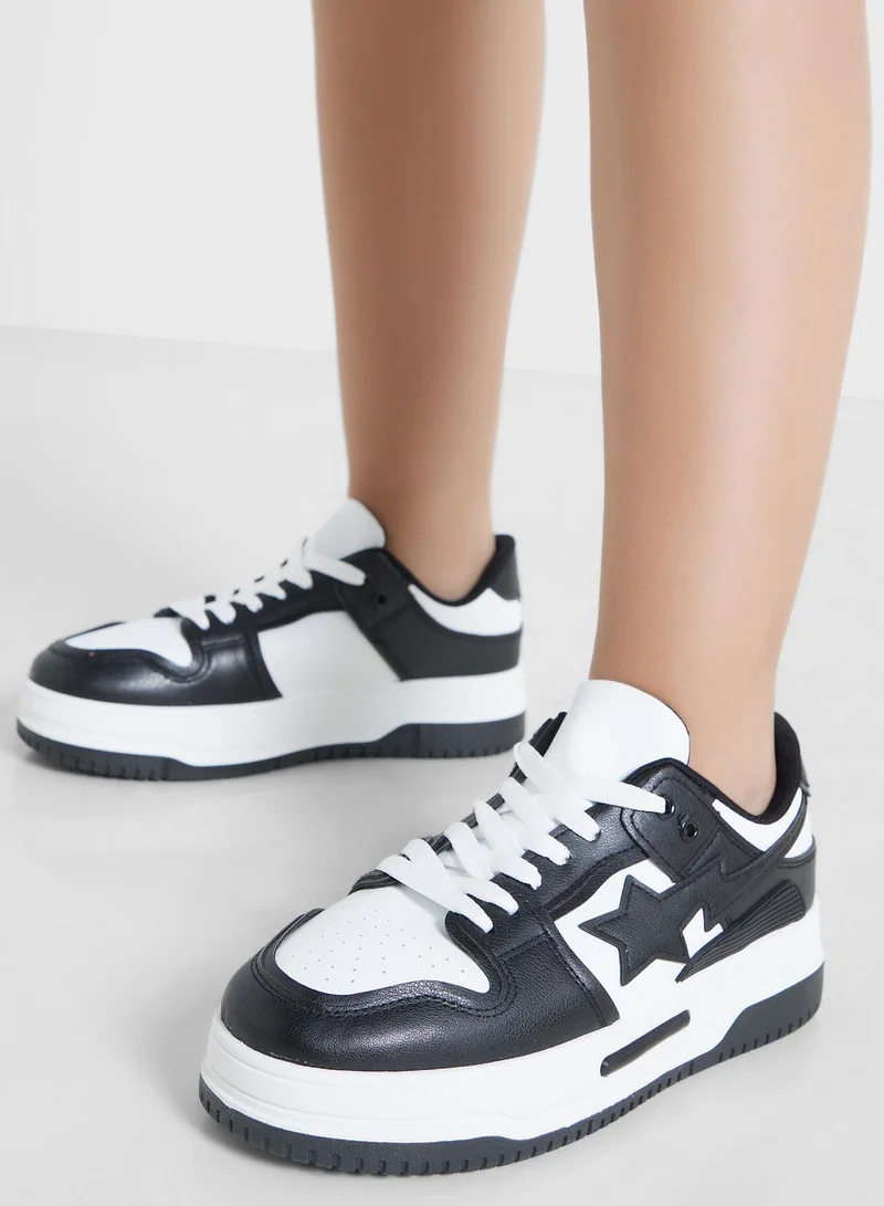 Truffle Women'S Star Chunky Court Sneaker