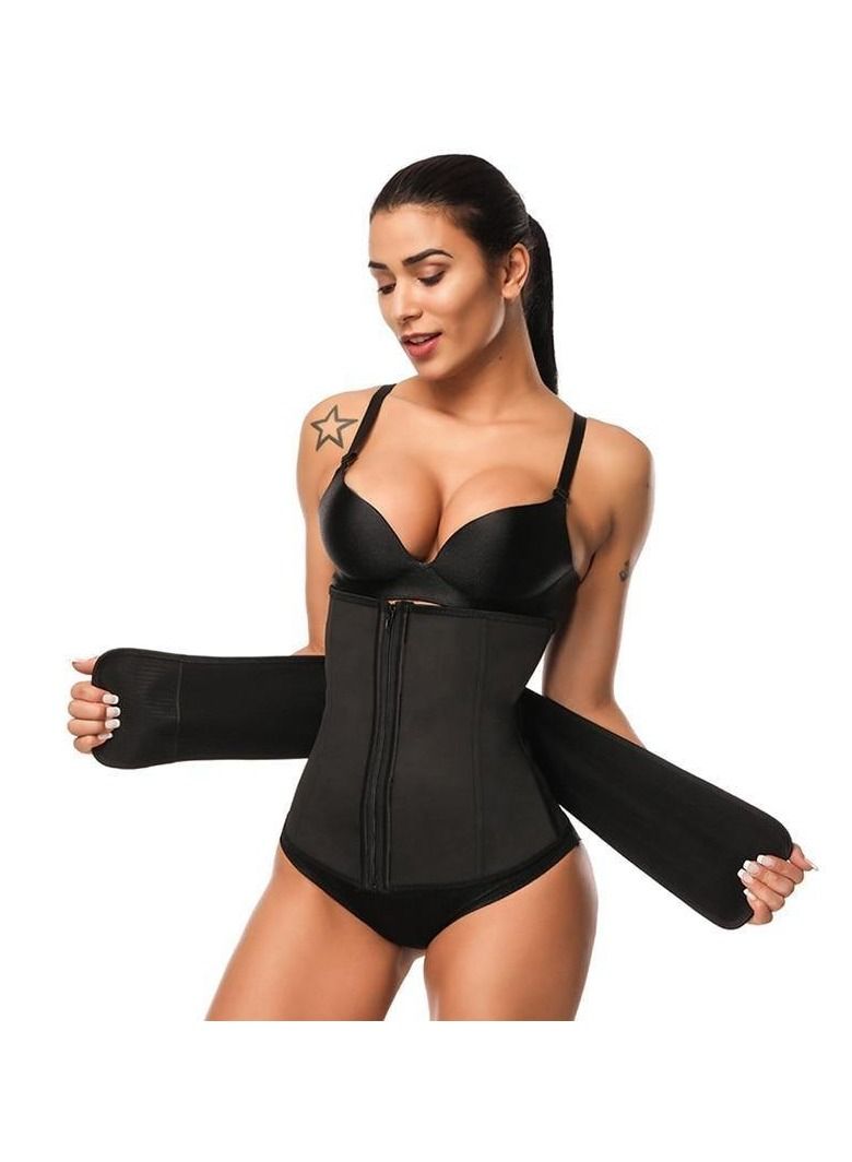 Dee trimmer Venessa Single Strap Waist Trimmer Belt | Slimming Sweat Wrap for Stomach & Back | Lumbar Support Tummy Wrap & Belly Body Shaper - Image 1