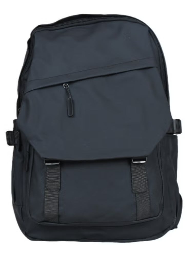 فيبتور حقيبة ظهر مقاس 17 بوصة - حقيبة ظهر للكمبيوتر المحمول للجنسين للسفر والمدرسة والعمل أنيقة ومتينة وواسعة باللون الأسود - Image 1