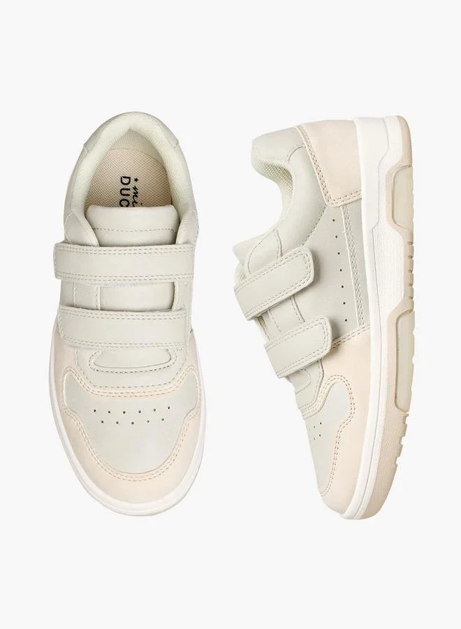 Mister Duchini Boys Hook & Loop Sneakers
