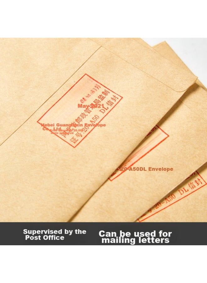 Kingdee, Kingdee 40 Sheets No. 9 A4 Kraft Paper Large Envelopes, 100g Kraft Paper, Standard Postal Envelopes 229*324mm - Image 3
