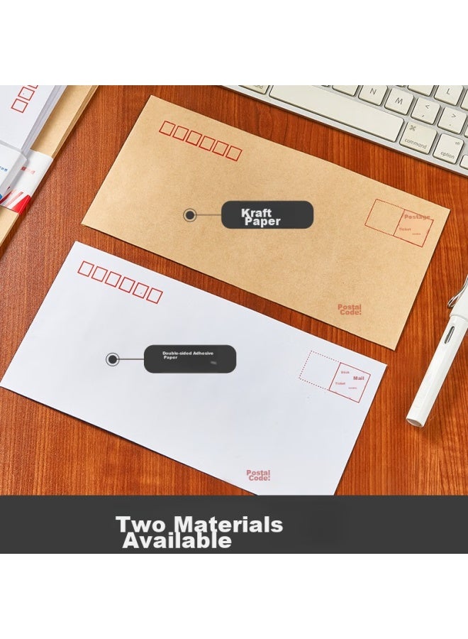 Kingdee, Kingdee 40 Sheets No. 9 A4 Kraft Paper Large Envelopes, 100g Kraft Paper, Standard Postal Envelopes 229*324mm - Image 1