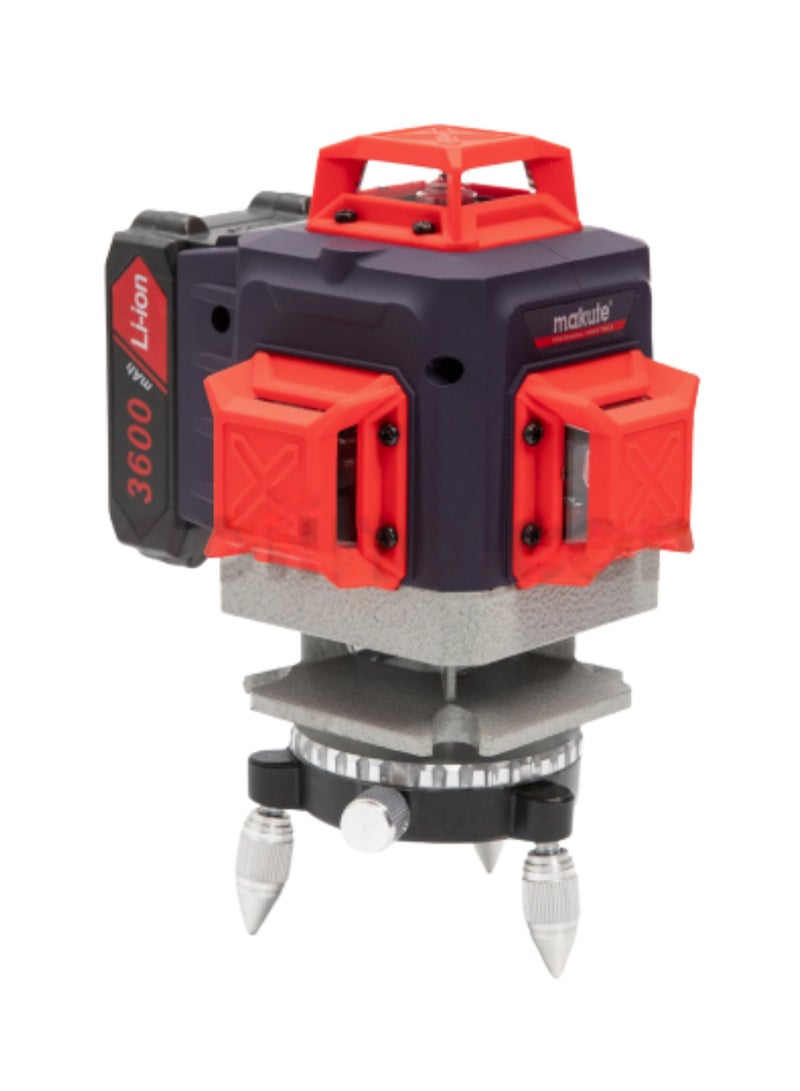 makute CLL111-16J 16-Line Green Laser Level 360° Self-Leveling Tool, High Precision, Rechargeable with 2 Batteries, IP54 Waterproof, Tripod Included for Construction, Flooring, Wall & Ceiling Mounting - Image 4