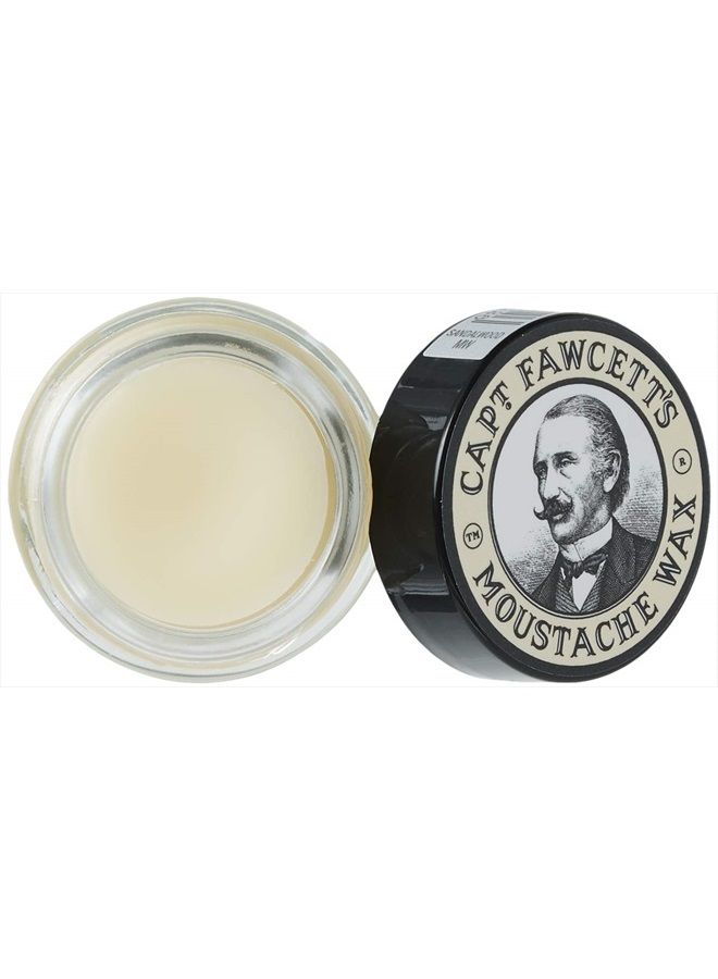 Captain Fawcett's Moustache Wax - Sandalwood (0.5 fl oz /15ml) - Image 5