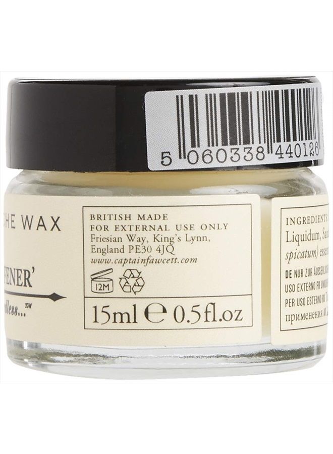 Captain Fawcett's Moustache Wax - Sandalwood (0.5 fl oz /15ml) - Image 3