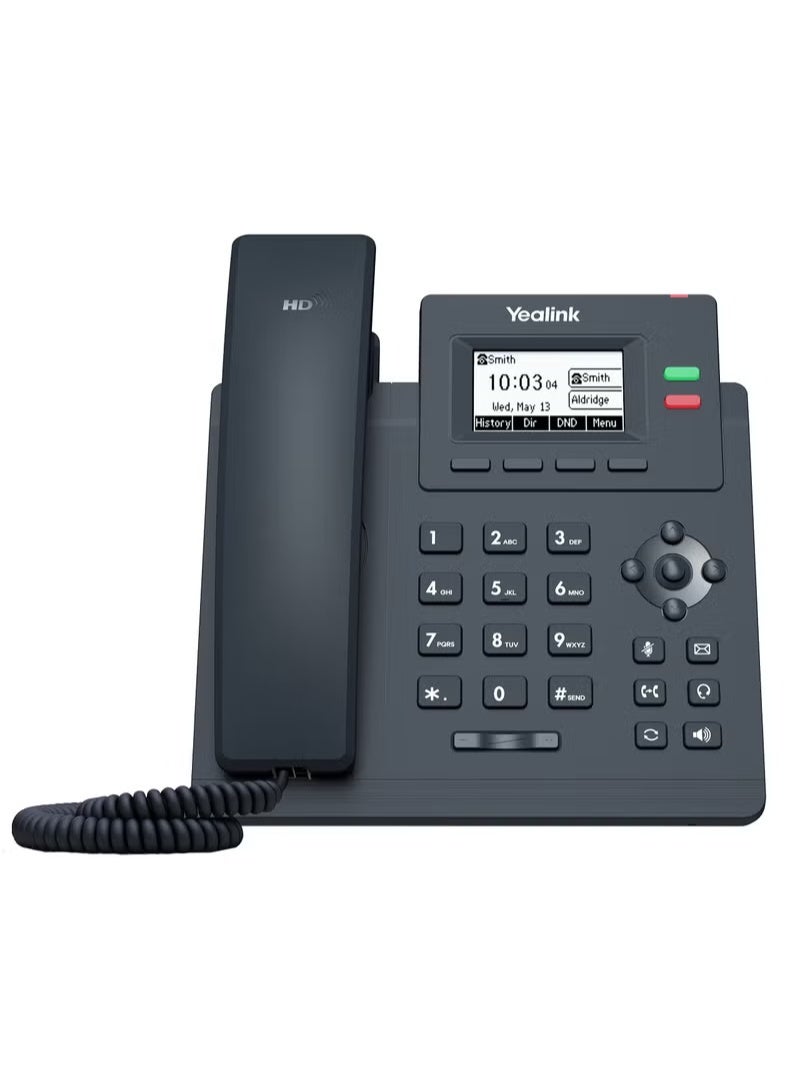 Yealink T31G Gigabit IP Phone | HD Voice | 2-Line VoIP Desk Phone with PoE - Image 3