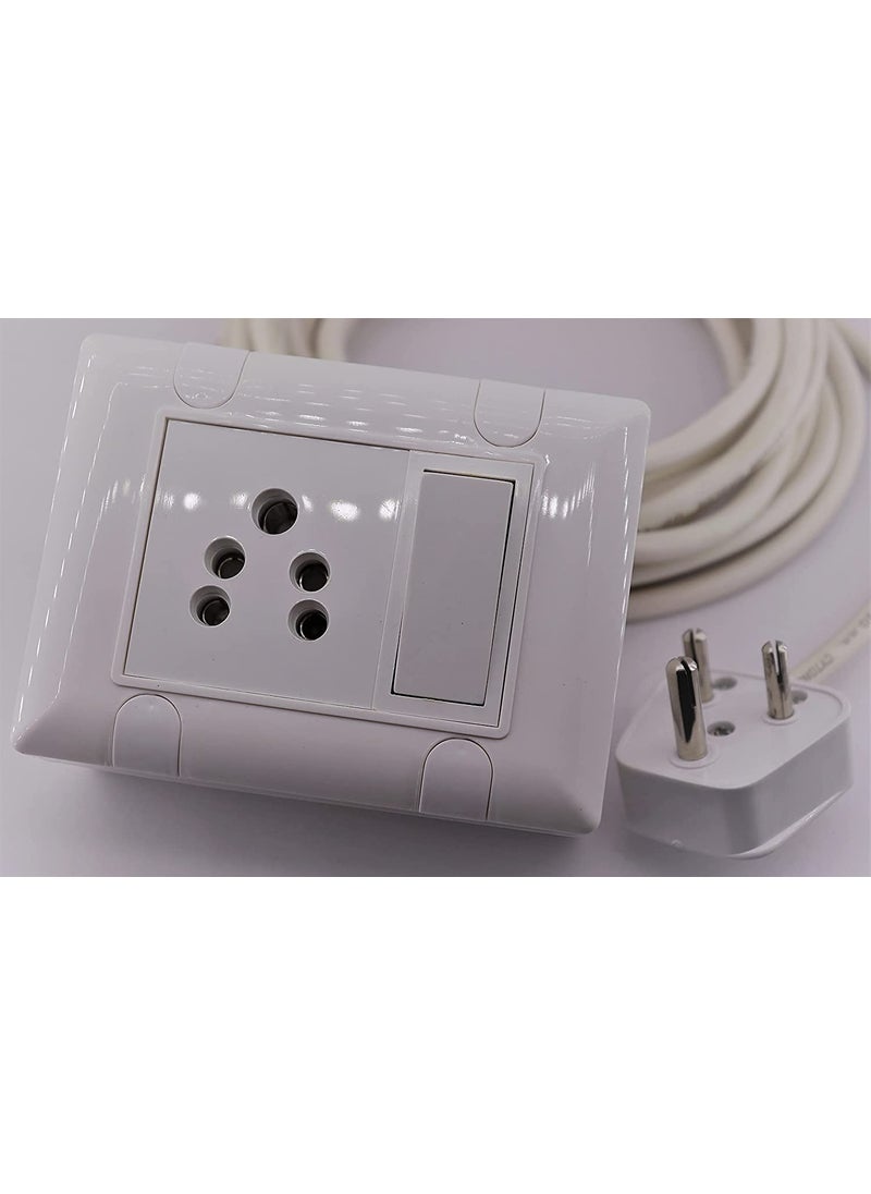 SGMSC SGMSC Extension Board with 1 Plug 1 Switch You Can Use Anything 32 AMP Heavy Duty Board 5 Meter  - Image 5