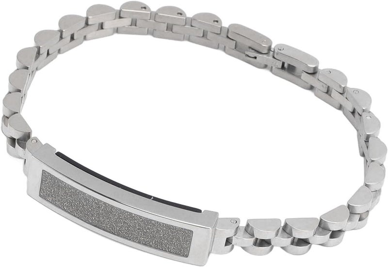 Silver Smart Health Fitness Tracker Bracelet Sleep Tracking Step Counter Remote Photo Control - Image 1