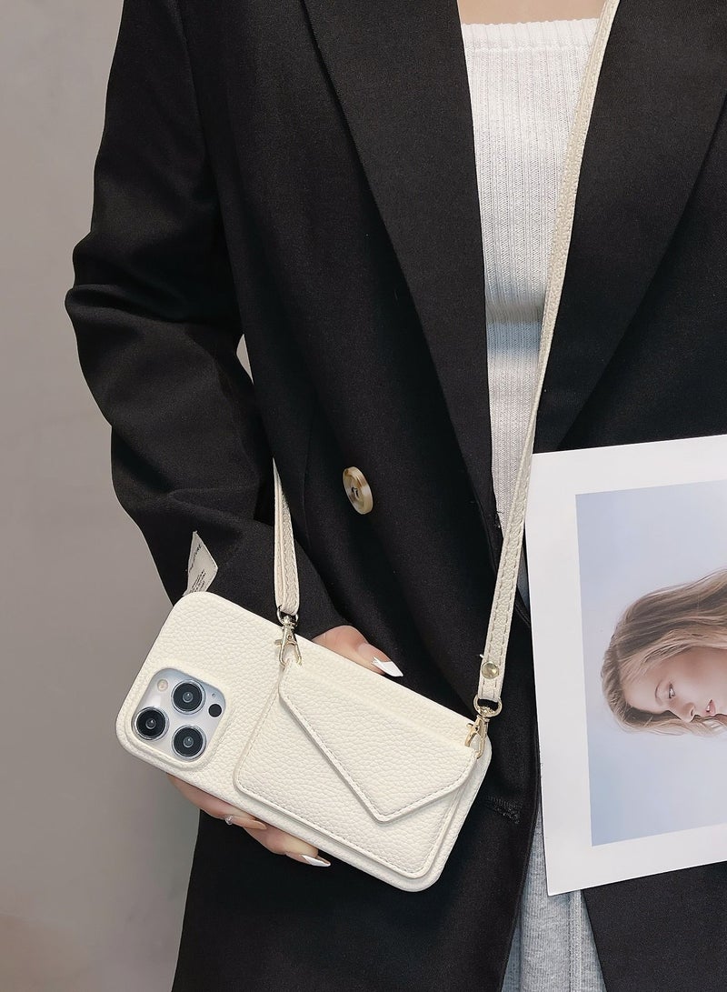 Suteni Back Cover Card Slots Leather Phone Case for iPhone - Image 2