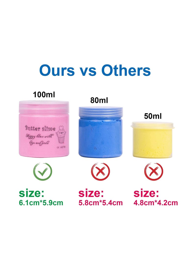 Cool Baby COOLBABY 6pcs/Bag Scented Slime Kit For Kids (100ML)  - Image 5