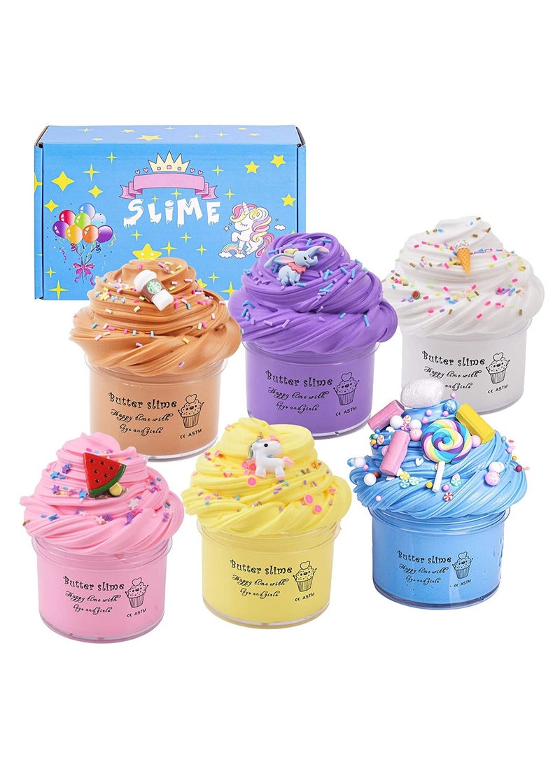 Cool Baby COOLBABY 6pcs/Bag Scented Slime Kit For Kids (100ML)  - Image 1