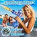 YoPoll Electric Water Gun for Adults Kids Automatic Electric Squirt Gun with Long Range Powerful LED Light Water Gun Pistol Blaster Soaker Water Guns for Summer Outdoor Beach Swimming PoolBlue - Image 4